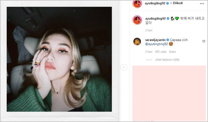 Ayu Ting Ting Selfie Cantik, Sara Wijayanto Auto \'Digeruduk\' Gara-gara Komentari Begini