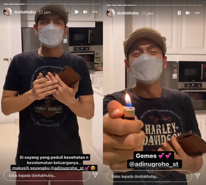 Donita Ultah Saat Valentine, Ucapan Suami Bikin Terharu