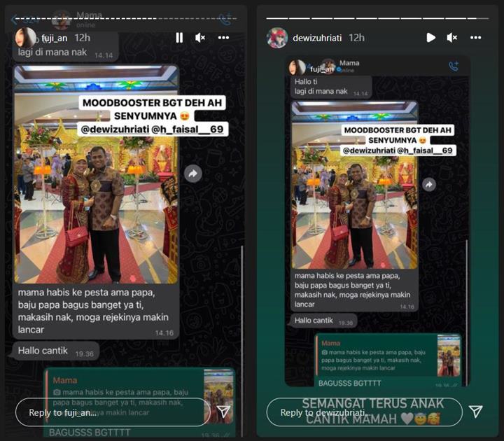 Fuji Bongkar Isi Chat Sang Ibu Saat Hadiri Pesta, Hal Ini Disebut Moodbooster