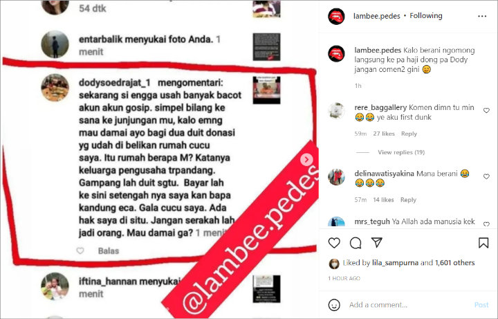 Soal donasi rumah gala sky, doddy sudrajat minta uangnya dikembalikan ke negara