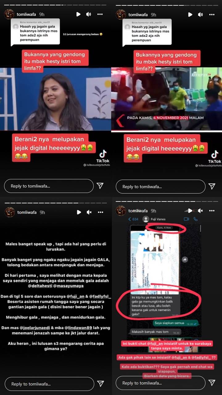 Tom Liwafa Muak dengar Pengakuan Sepupu Vanessa Angel: Dibiarin Makin Ngawur!