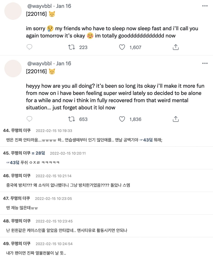 Fans Kritik SM yang Dinilai Sia-siakan Ten WayV, Minta Segera Pulangkan ke Korea