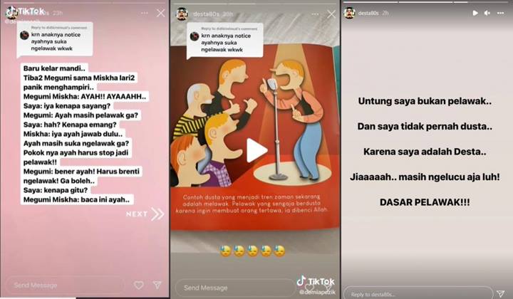 Desta Bingung Diminta Anaknya Berhenti Jadi Pelawak, Malah Beri Jawaban Kocak Usai Tahu Alasannya