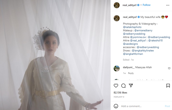 Aditya Zoni dan Yasmine Ow Diam-diam Sudah Nikah Siri, Postingan Ini Jadi Bukti Valid?