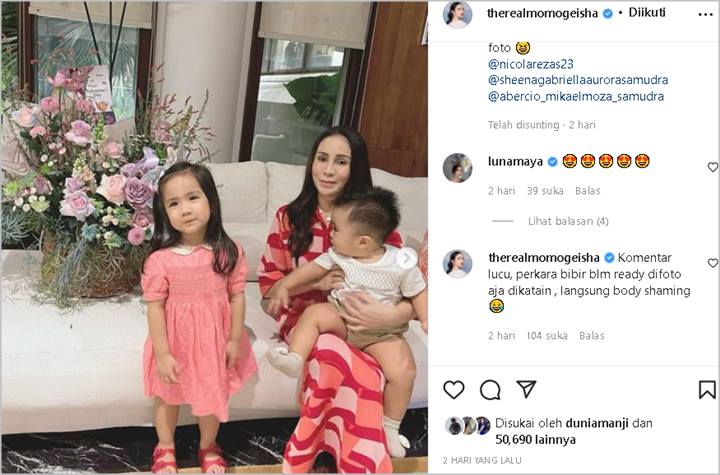 Momo Geisha Ngakak Usai Wajahnya Dikatai Aneh Gara-gara Hal Sepele, Bongkar Faktanya