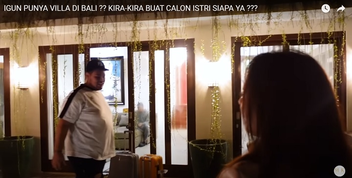 Penampakan depan vila