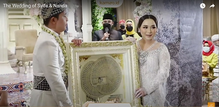 Mahar dengan nominal unik