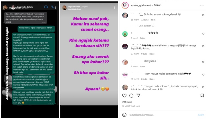 Mawar AFI Beberkan Chat Mantan Suami Ajak Ketemuan Berdua, Nama Kontaknya Bikin Ngakak