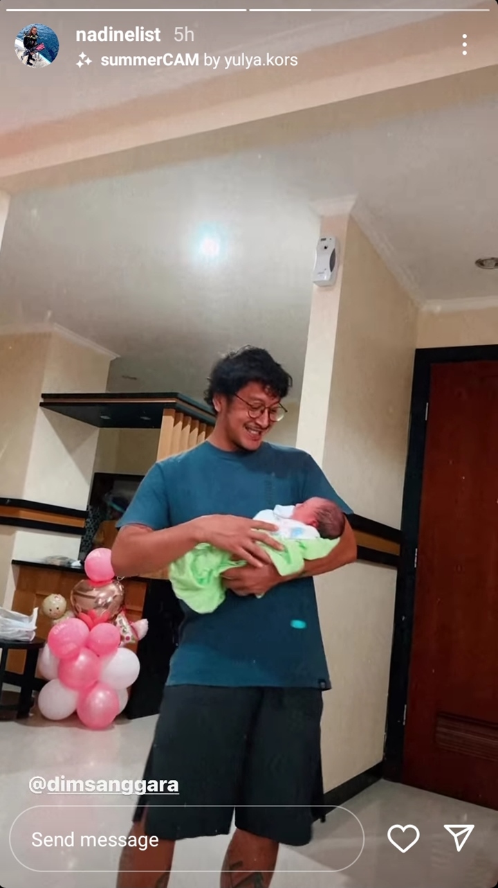 Momen Dimas Momong Baby Djiwa
