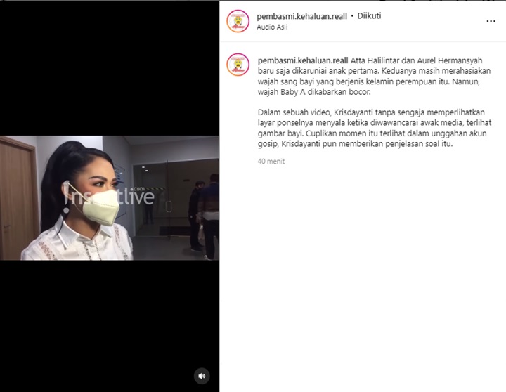 Krisdayanti Beri Reaksi Begini Usai Foto Bayi Di Ponselnya Viral