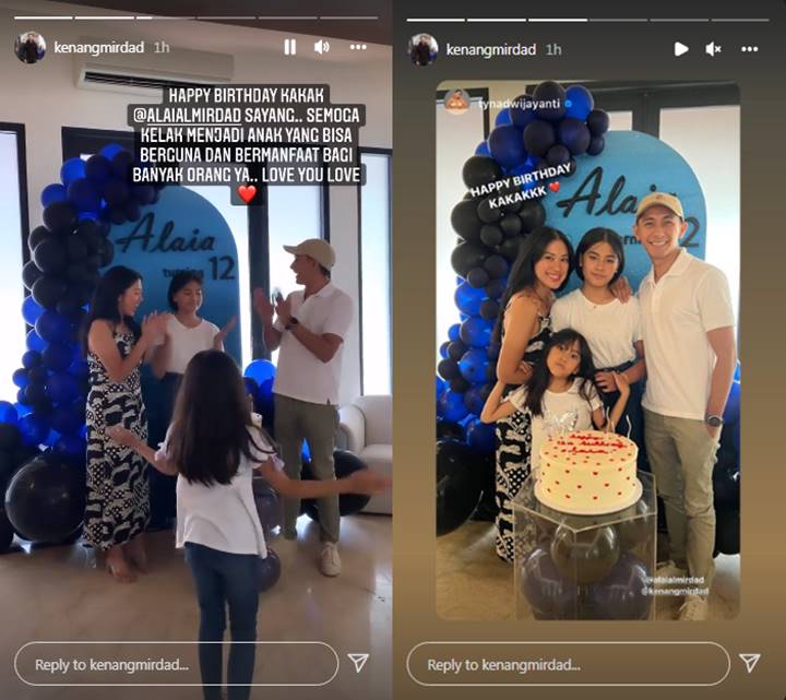 Sudah Cerai, Kenang Mirdad dan Tyna Kanna Akur Rayakan Ultah Anak Pertama
