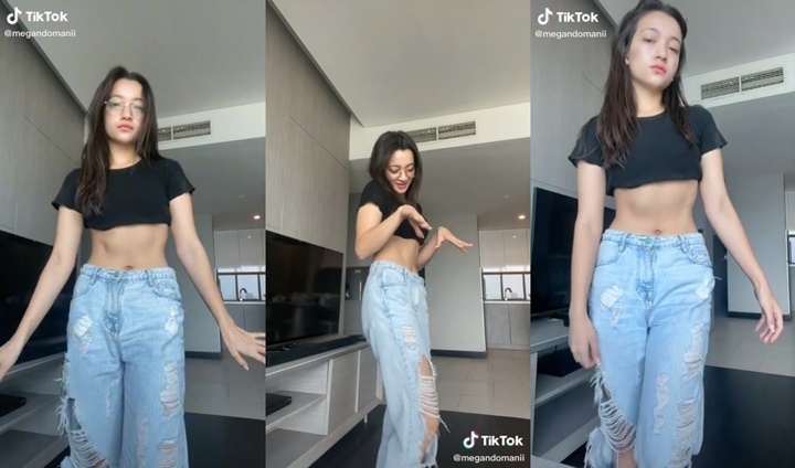 Megan Domani Pamer Perut Sixpack Malah Dinilai Janggal: Kayak Lagi Nahan Napas