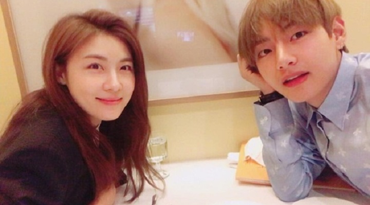 V BTS dan Ha Ji Won
