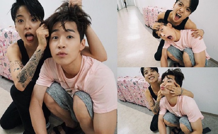 Amber eks f(x) Henry Lau eks Super Junior