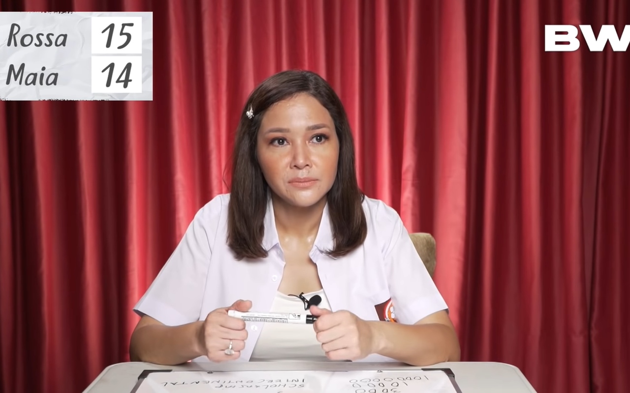 Reaksi Maia Estianty Saat Ditanya Nama Asli Mulan Jameela