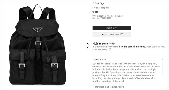 Harga tas Prada yang dikenakan Kim Tae Ri