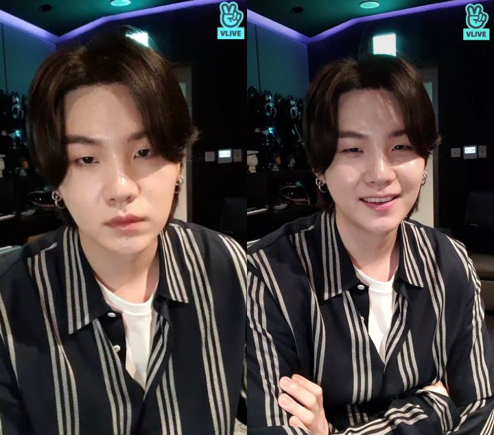 Suga BTS Siaran Live Kejutan, Makin Ganteng dengan Rambut Panjang