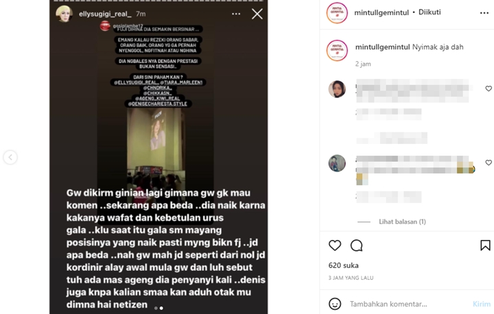 Ely Sugigi Tak Terima Dibandingkan, Sentil Fuji Bisa Terkenal Karena Kakaknya Meninggal