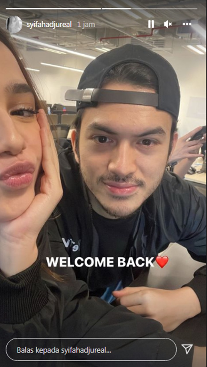 Syifa Hadju Pamer Foto Mesra Ini Untuk Sambut Kepulangan Rizky Nazar