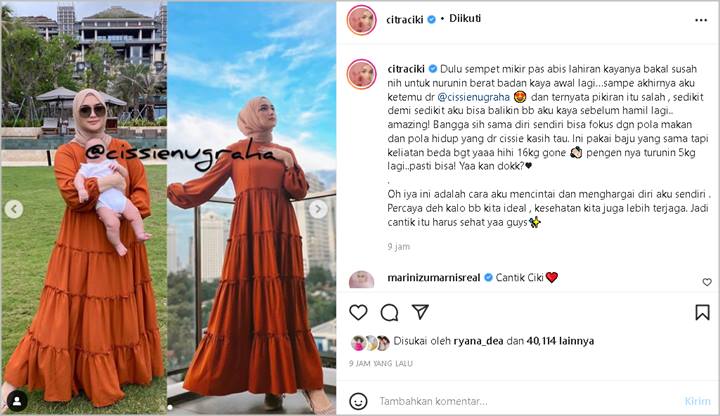 Citra Kirana Bandingkan Penampilan Dulu Vs Sekarang Usai Pangkas BB 16 KG, Berubah Drastis?