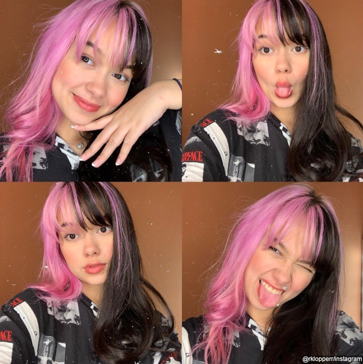 perpaduan Pink dan hitam 