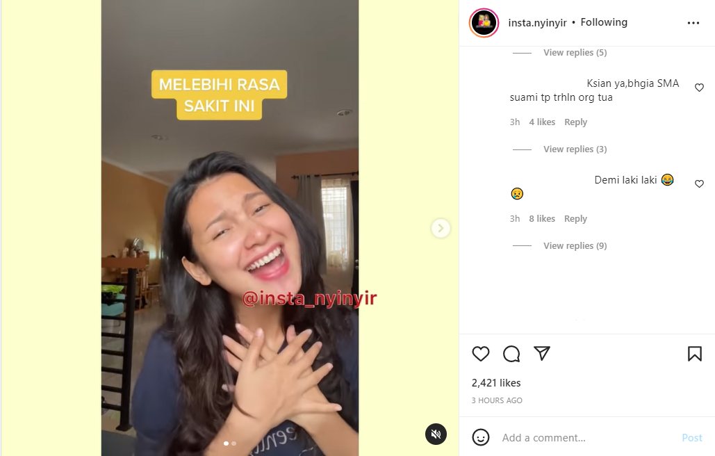 Indah Permatasari Lip Sync Lagu \'Bertahan Terluka\', Kode Rindukan Sang Ibunda?
