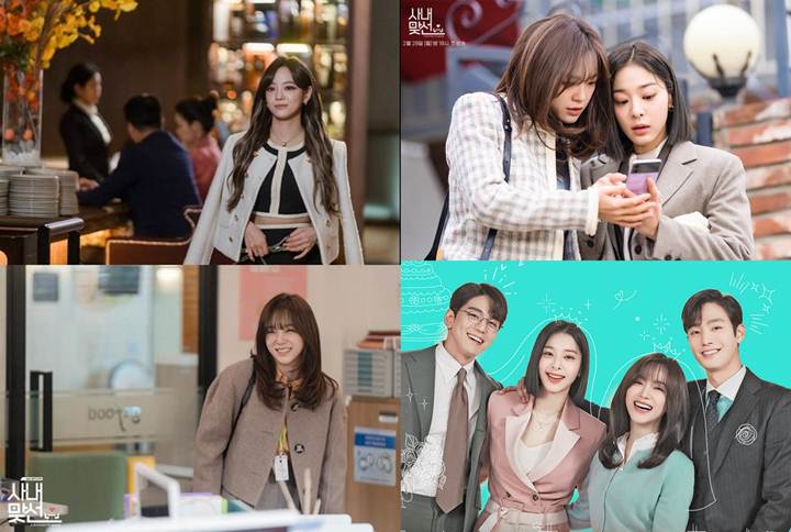 Outfit Kece Pemeran Drama \'Business Proposal\' ala Kantoran Dinilai Menyegarkan