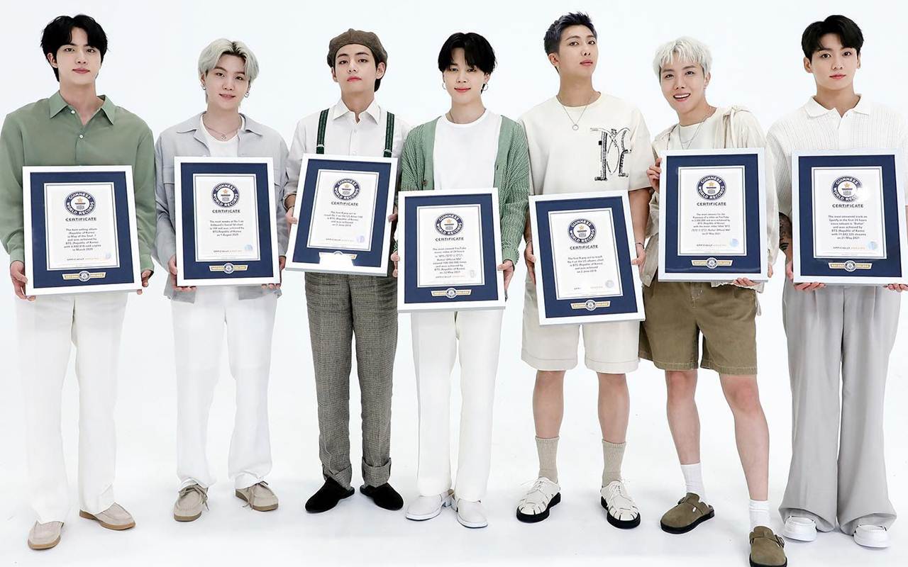 BTS Pecahkan 3 Rekor Sekaligus Guiness World Records untuk Jumlah Followers Sosial Media Terbanyak