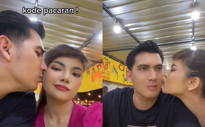 Saling Kecup Hangat di Pipi