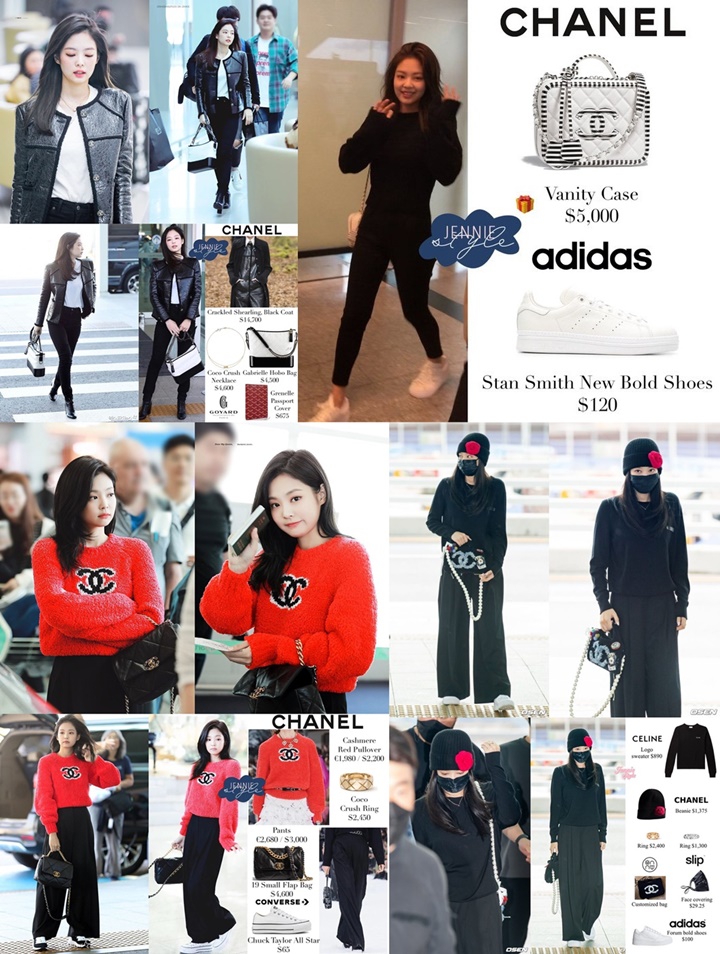 Gaya Busana Jennie BLACKPINK di Bandara Menuju Paris 2