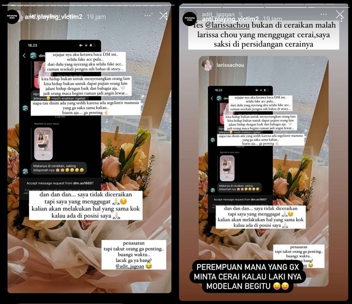 Larissa Chou Terima Ledekan \'Pantas\' Diceraikan Alvin Faiz, Langsung Balas Begini