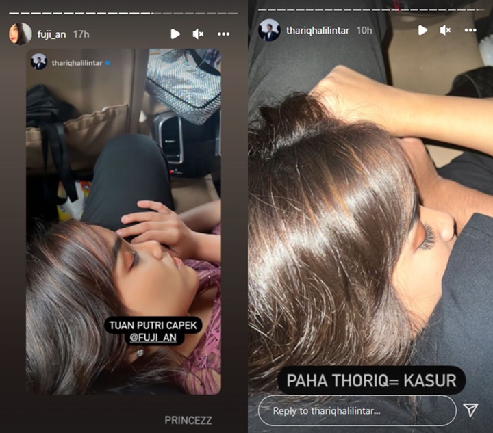 Manjanya Fuji 2 Kali Terciduk Tidur di Pangkuan Thariq Halilintar, Sebut Tempat Ternyaman