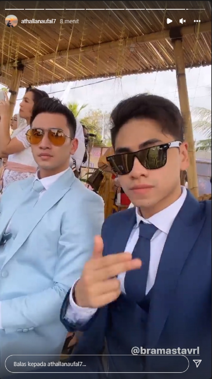 Verrell dan athalla setia mendampingi