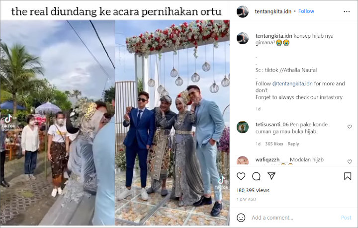 Gelar Acara Pernikahan, Konsep Hijab Venna Melinda Malah Bikin Aneh Hingga Ngakak