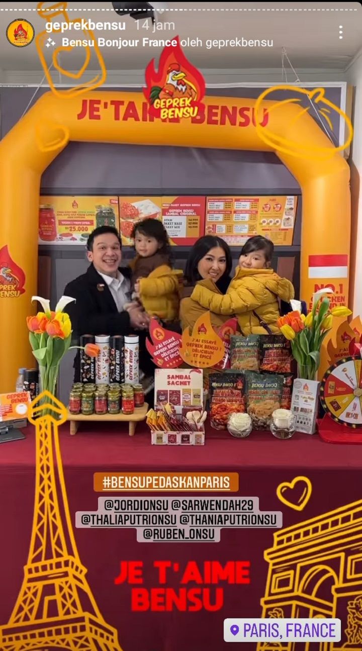 booth geprek bensu di paris