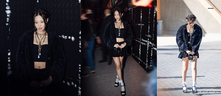 Penampilan Jennie BLACKPINK di PFW