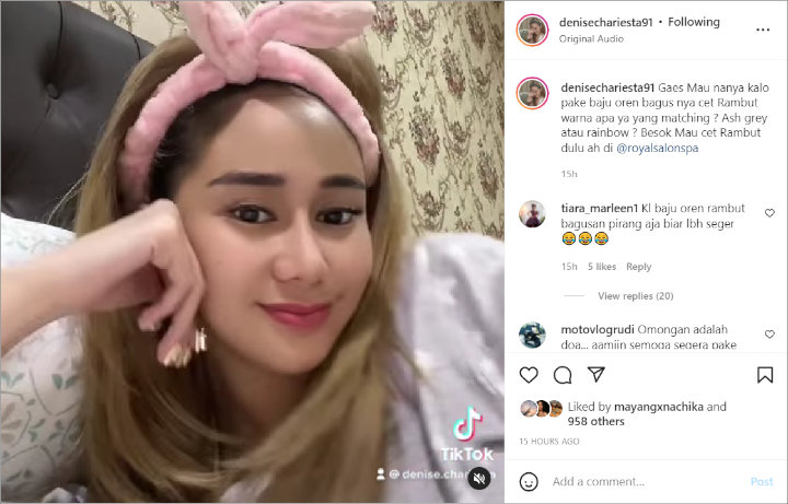 Denise Chariesta Bersiap Pakai Baju Oren, Resah Bakal Disomasi Haji Faisal?