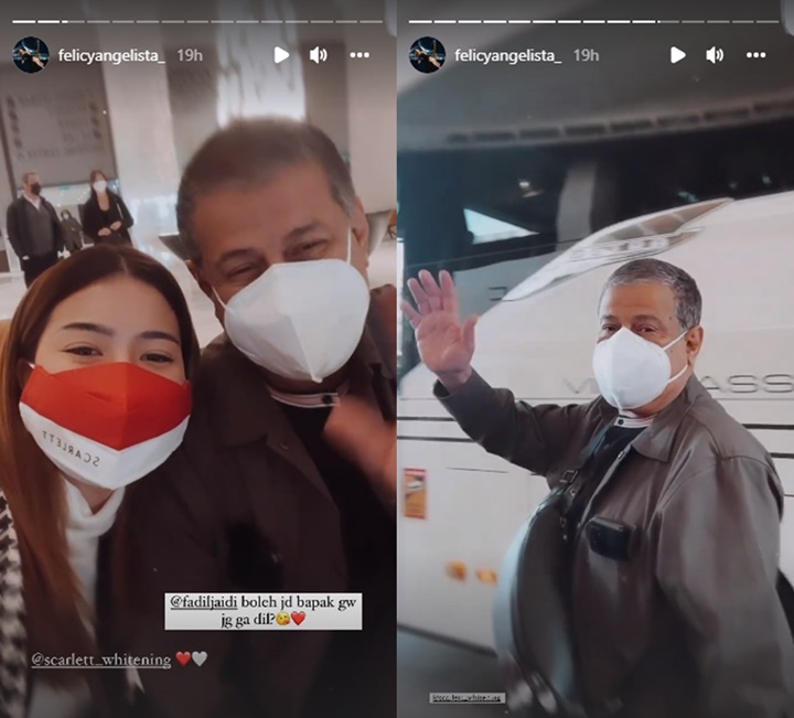 Rombongan PFW Mulai Pulang, Felicya Angelista Berat Pisah dengan Ayah Fadil Jaidi
