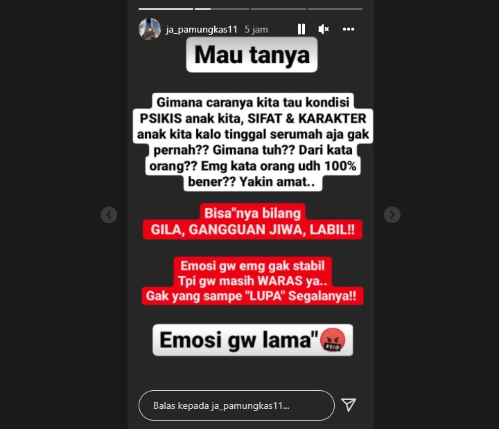 Diajak Damai, Bambang Pamungkas Malah Sebut Putrinya Gila?