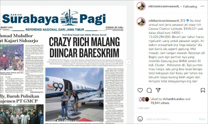 Nikita Mirzani Juragan 99