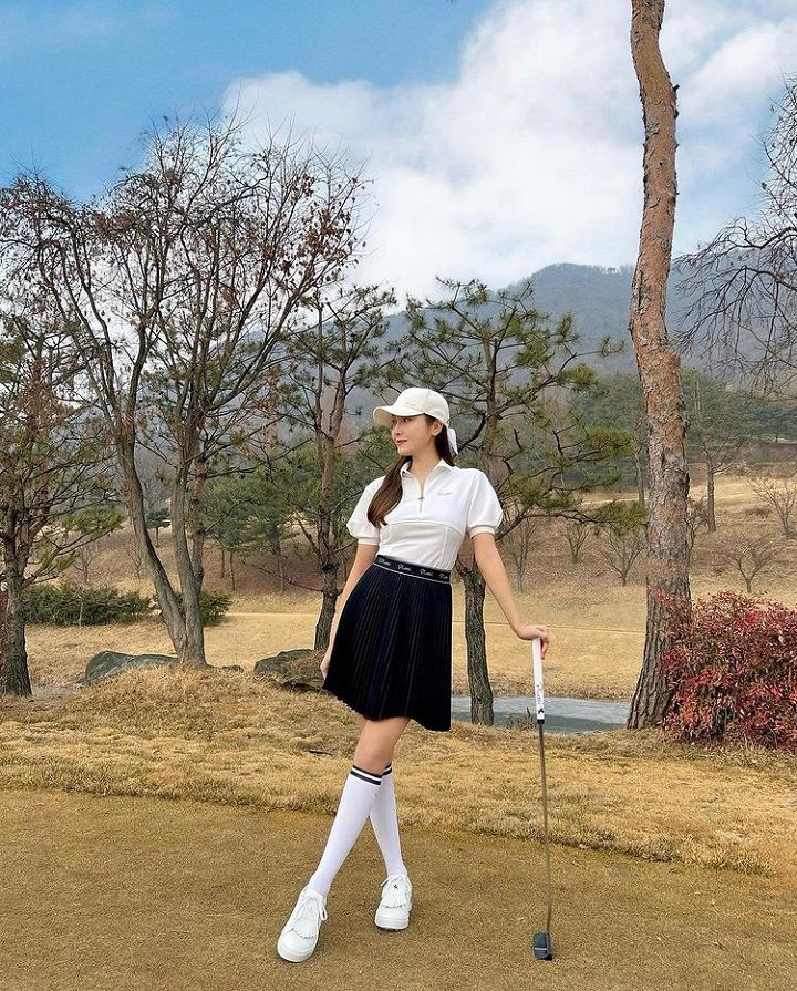 Super manis saat main golf