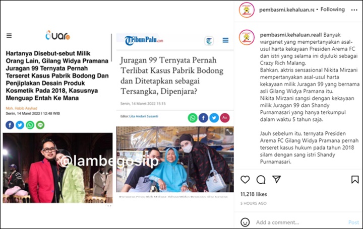 Terus Disudutkan, Juragan 99 dan Istri Buka Suara Soal Kekayaannya Yang Disebut Janggal