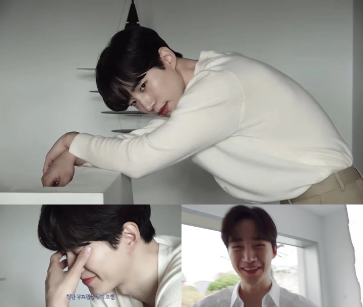 Begini Reaksi Malu-malu Junho 2PM Usai Dipuji Staf Saat Syuting Iklan Kosmetik