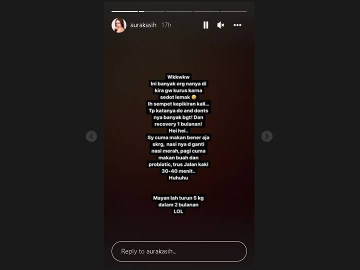 Aura Kasih Jawab Tudingan Lakukan Sedot Lemak Usai Penampilan Terbaru Jadi Perbincangan