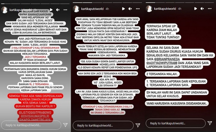 Kartika Putri Kesal Sosok RL Tak Ditahan