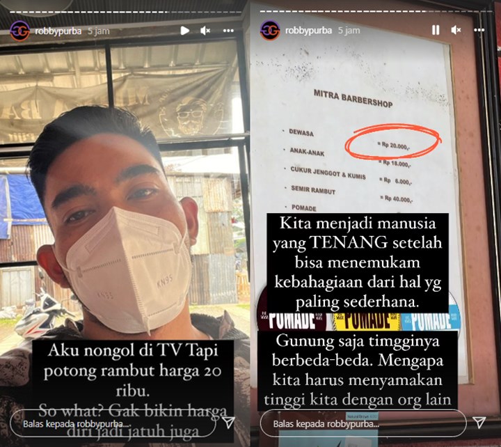 Robby Purba Tak Malu Pamer Potong Rambut Cuma Habis Rp 20 Ribu, Begini Hasilnya