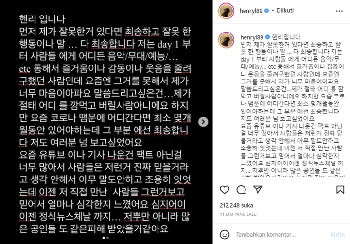 Henry Buka Suara Soal Kontroversi Pro Tiongkok