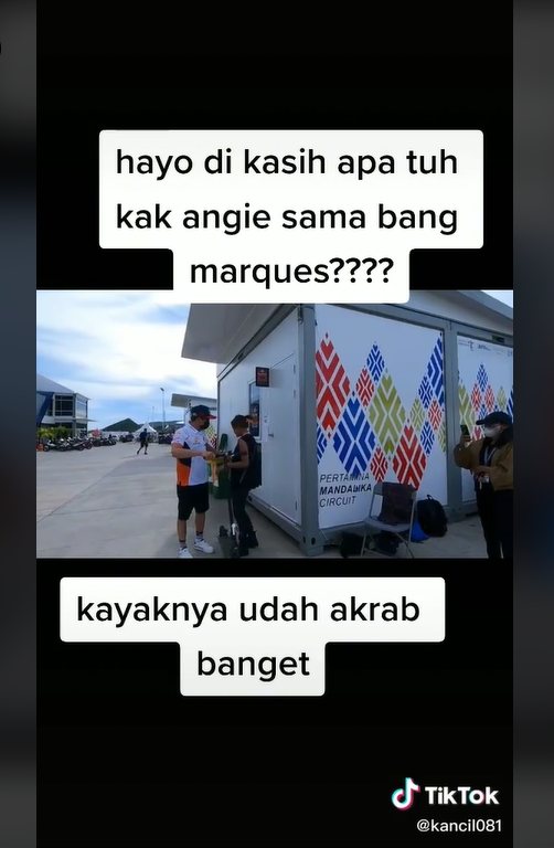 Angie Ang Eks Ge Pamungkas Terciduk Dapat \'Barang Misterius\' dari Marc Marquez, Apa itu?