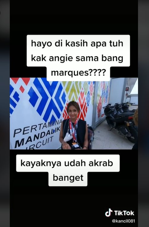 Angie Ang Eks Ge Pamungkas Terciduk Dapat \'Barang Misterius\' dari Marc Marquez, Apa itu?