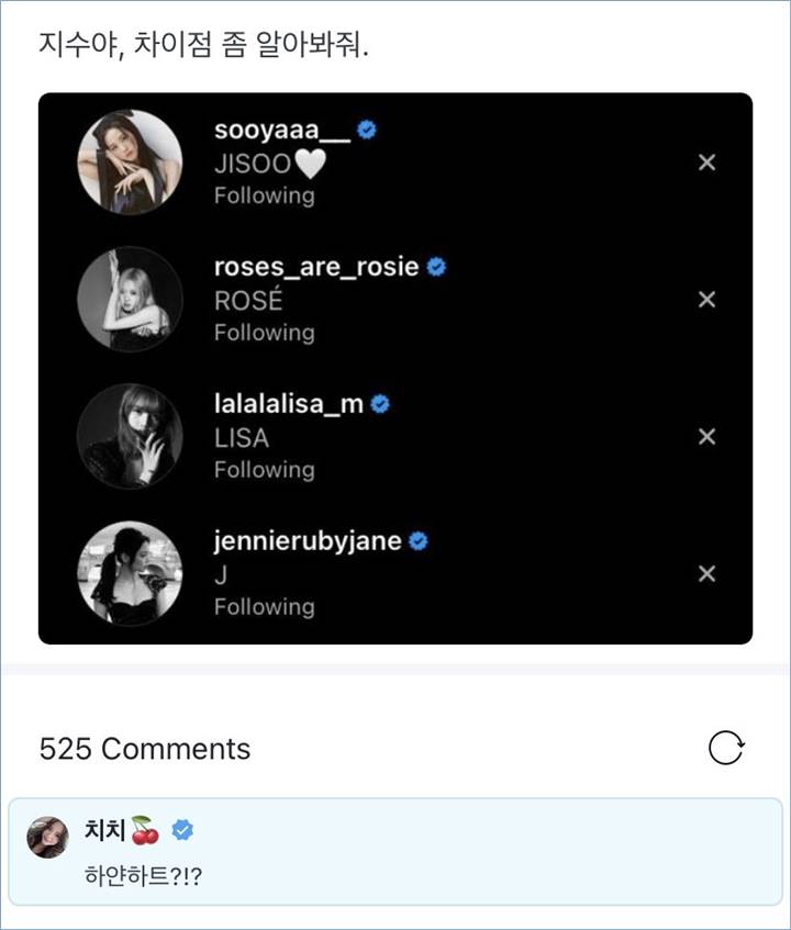 Jisoo BLACKPINK membalas pernyataan penggemar